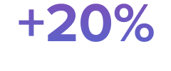 +20%