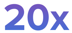 20x